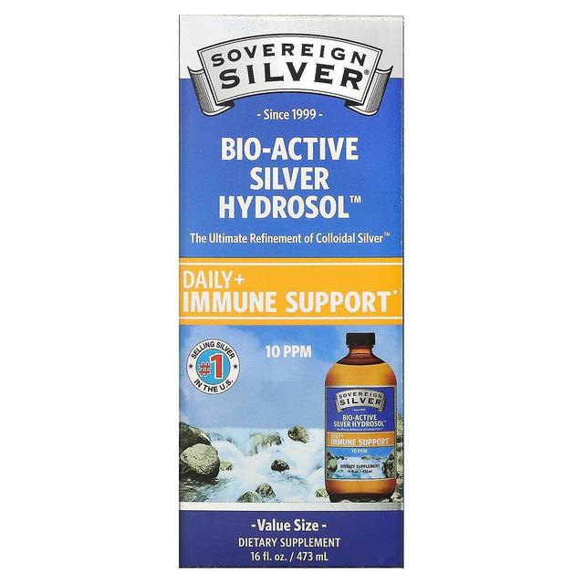 Sovereign Silver Suverän Silver, Bio-Active Silver Hydrosol, 10 ppm, 16 fl oz (473 ml) on Productcaster.