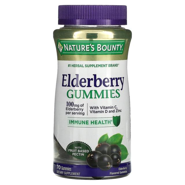 Natures Bounty Nature's Bounty, Elderberry Gummies, 50 mg, 70 Gummies on Productcaster.