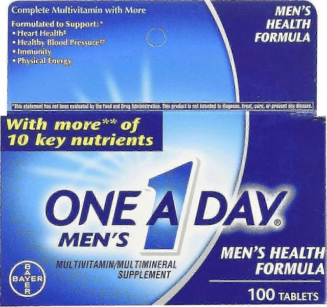 One A Day Jeden deň muži ' s multivitamín/multimineral, tablety, 100 EA on Productcaster.