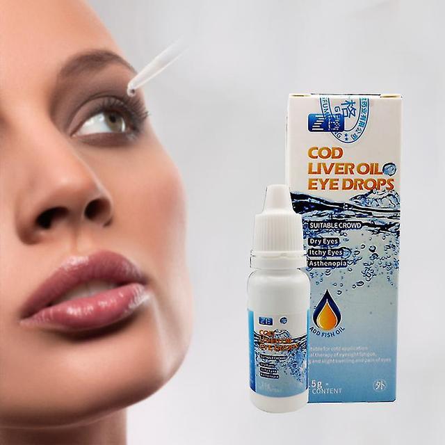 15g Zb Cod Liver Oil Eye Drops Contact Lens Solution Liquid Nursing For Eyes Pupil Cleaning Health Care Medical Plaster on Productcaster.