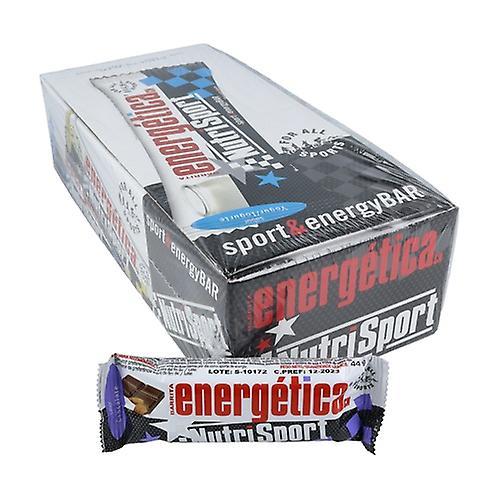 Nutrisport Box of chocolate energy bars 24 bars of 44g (Chocolate) on Productcaster.