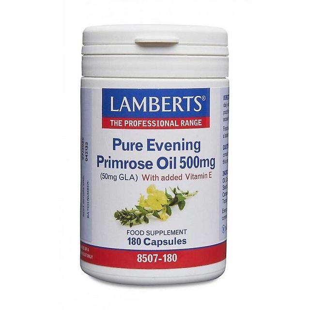 Lamberts Pure Evening Primrose Oil 500mg Caps 180 (8507-180) on Productcaster.