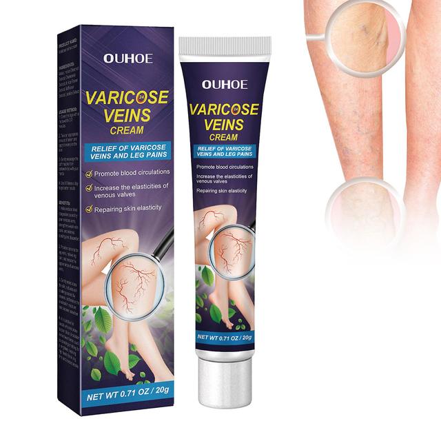 Varicose Vein Soothing Massage Cream Improve Blood Circulation Soothing Leg Cream For Men Women Earthworm Leg Treatment A on Productcaster.