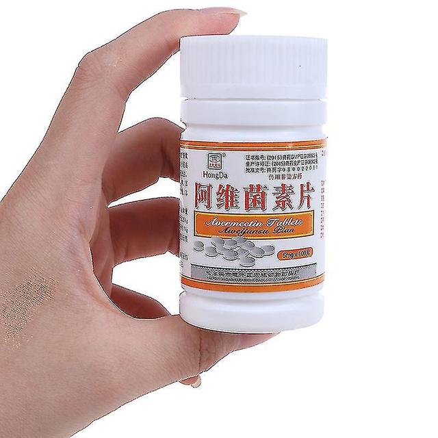 100tablets/bottle Avermectin Tablets Oral Anthelmintic Mites Parasites Nematode 100pcs on Productcaster.