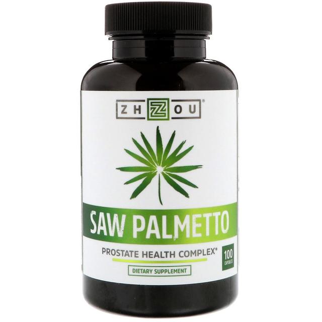 Zhou Nutrition, Saw Palmetto, Complexo de Saúde da Próstata, 100 Cápsulas on Productcaster.