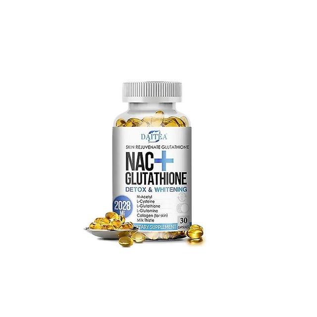 Vorallme Daitea NAC+ Detox Supplement Glutathione Collagen Capsules with Vitamin C Skin Health Immunity Powerful Antioxidants 30Count-1bottle on Productcaster.