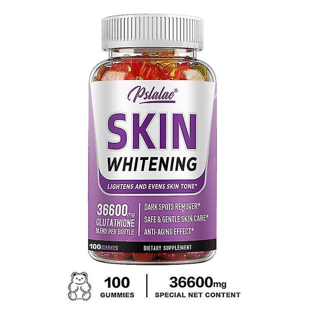 Skin Brightening Gummies Bieliace gummies - 100 Count - prémiový prípravok na rozjasnenie pleti s glutatiónom a vitamínom C - proti pehám a proti s... on Productcaster.