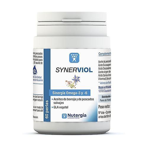 Nutergia Synerviol synergy of omega 3 and 6 60 softgels on Productcaster.