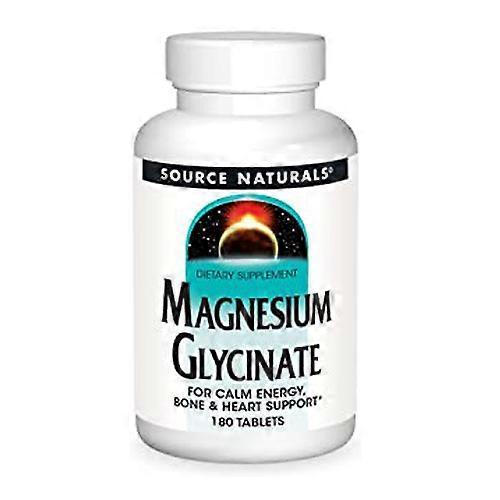 Source Naturals Magnesium Glycinate, 180 Tabs (Pack of 1) on Productcaster.