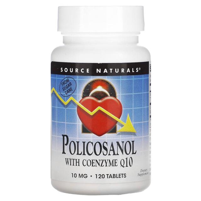 Source Naturals, Policosanol with Coenzyme Q10, 10 mg, 120 Tablets on Productcaster.