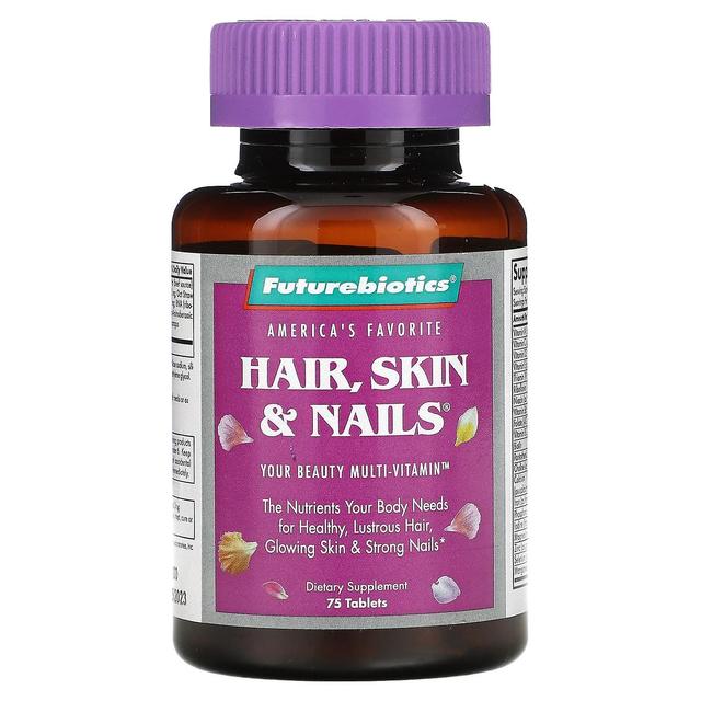 FutureBiotics, Hair, Skin & Nails, 75 Tablets on Productcaster.