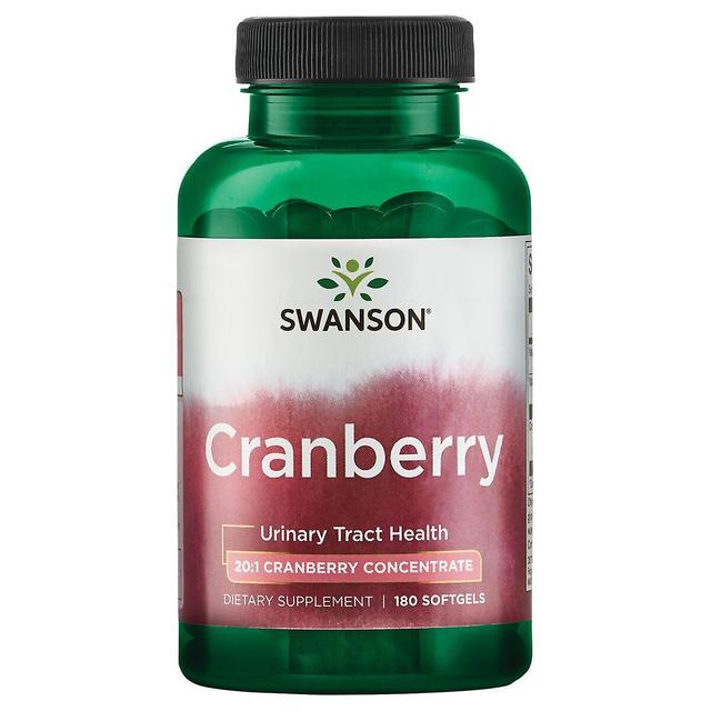 Swanson Cranberry 20:1 Concentrate 180 Softgels on Productcaster.