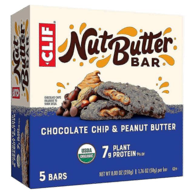 Clif Bar Clif Nuss Butter Riegel Schokoladenstückchen und Erdnussbutter, 5 ea on Productcaster.