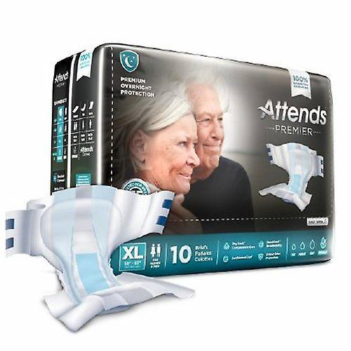 Attends Unisex Adult Incontinence Brief Premier X-Large, Count of 40 (Pack of 1) on Productcaster.