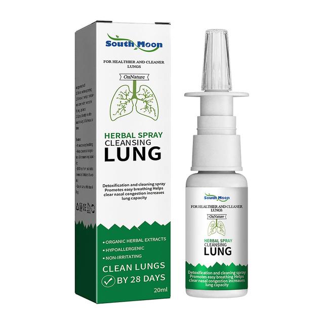 1-3st Lung Detox Herbal Cleanser Spray för rökare Rensa nästäppa Anti Snarkning lösning Stoppa Snarkning Relief Spray 1PC on Productcaster.