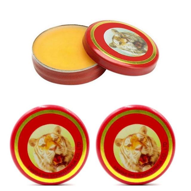 3pcs Tiger Balm Red Ultra Extra Strength Tiny Tin Four Pack For Neck And Shoulder Rub And Many Other Great Uses For Your Well Being on Productcaster.