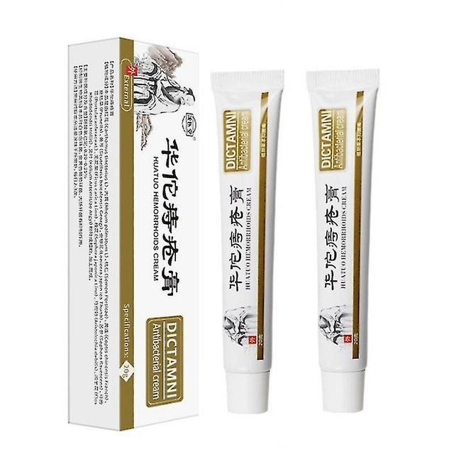 1-3pcs Hua Tuo Herbal Hemorrhoids Cream Internal Hemorrhoids Piles External 2pcs on Productcaster.