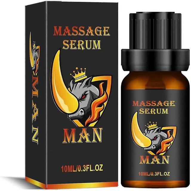 Men Massage Oil, Enhancement Erection Oil Longer Thicker Massage Essential Oil Sex Men Energy for Ca 2pcs on Productcaster.