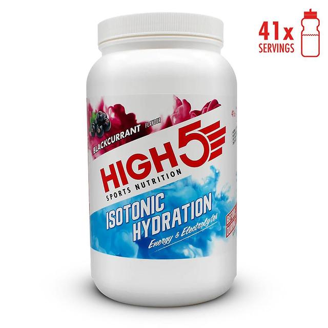 High5 Isotonic Hydration Drink (Blackcurrant, 1.23KG Tub) Unisex Adult Purple on Productcaster.