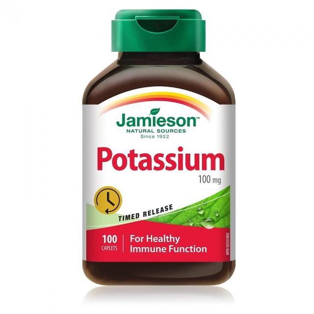 Jamieson Kalium 100 mg 100 Tabletter on Productcaster.