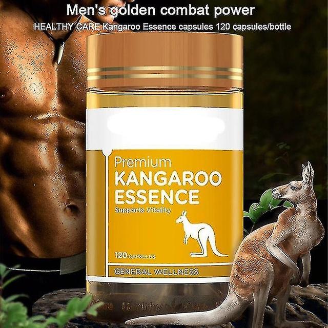 Woosien 120 Pills Kangaroo Essence Capsule For Men To Improve Energy, Prepare Pregnancy And Vitality Oral He on Productcaster.