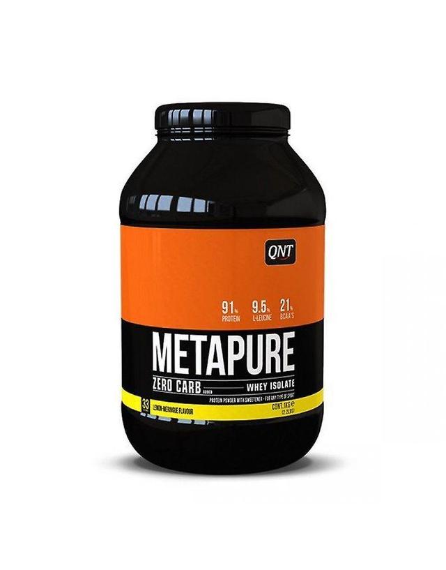 QNT Metapure Zero Carb Fat Free Whey Protein Isolate Muscle Powder Lemon Meringue 908g on Productcaster.