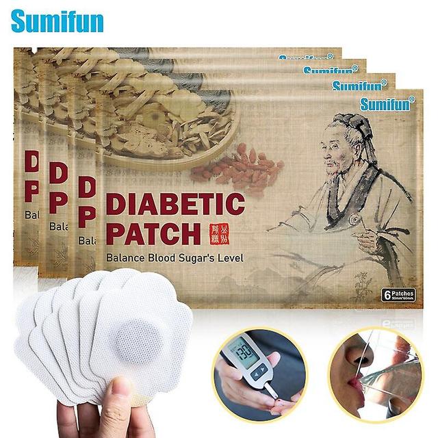 Coscelia 4 Type Of Sumifun 6pcs/bag Diabetic Patch Stabilizes Blood Sugar Balance Glucose Content Natural Herbs Diabetes Plaster 6pcs Diabete Patch3 on Productcaster.