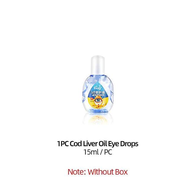 Coscelia 15ml Itching Eye Clean Drop Cod Liver Oil Eyes Drops Contact Effect Medical Cleanning Detox Improve Eyesight 1pcs(without boxs) on Productcaster.