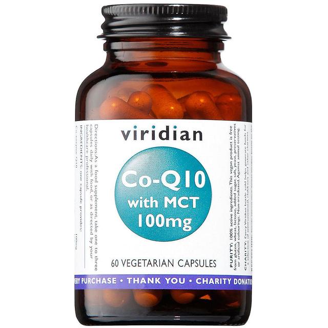 Viridian co-q10 med mct 100mg 60's on Productcaster.