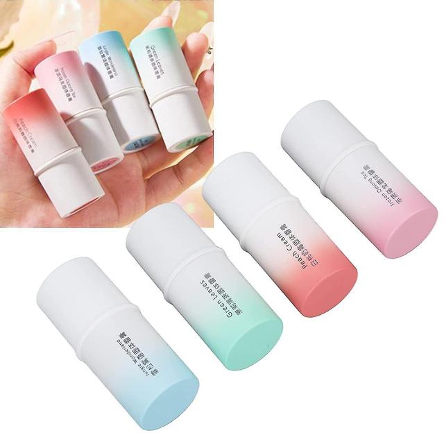 Wxgkv 4pcs Solid Stick Perfume,women Refreshing Floral Fragrance Solid Perfume White peach on Productcaster.