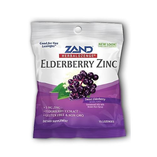 Zand Herbalozenge Elderberry Zink, 15 Sugtabletter (Förpackning om 1) on Productcaster.