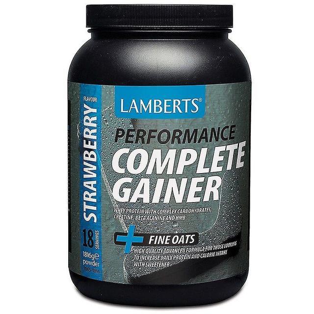 Lamberts Performance Complete Gainer 1816g-Strawberry (7005-1816) on Productcaster.