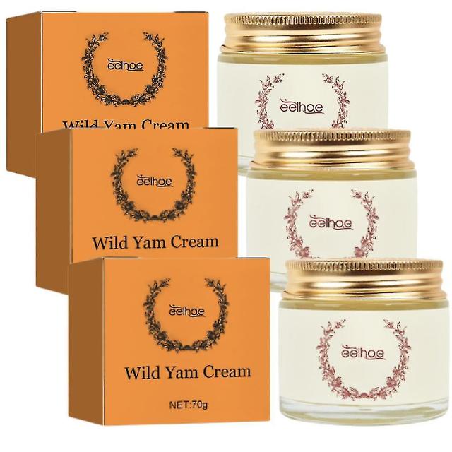 3pack Wild Yam Cream - Natuurlijke verlichting voor symptomen van de menopauze en perimenopauze en droge huid on Productcaster.