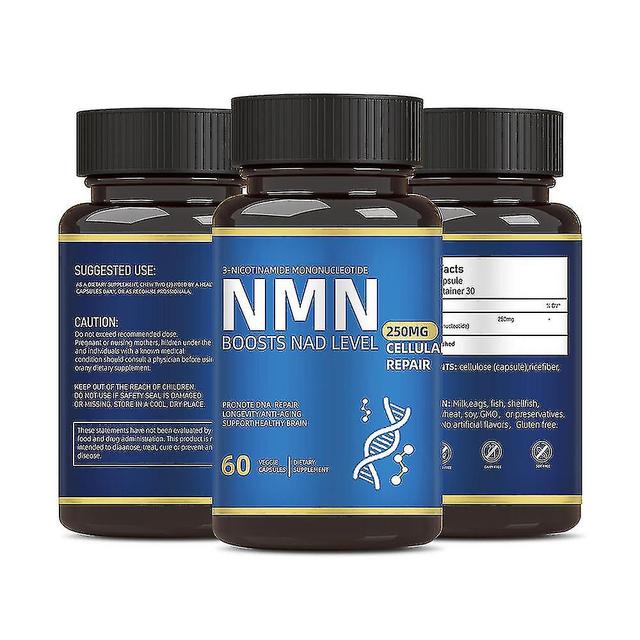 3x Nmn Capsules Anti Aging Detox Nicotinamide Mononucleotide 99% Zuiverheid Supplement-yezi on Productcaster.