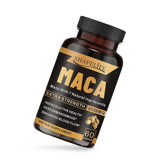 Denstyle Maca Capsules, Organic Maca Root Powder Capsules, 7 in 1 Maca Root Capsules 8050mg Maca Root Extract Supplement Energy & Mood Support 2 bo... on Productcaster.