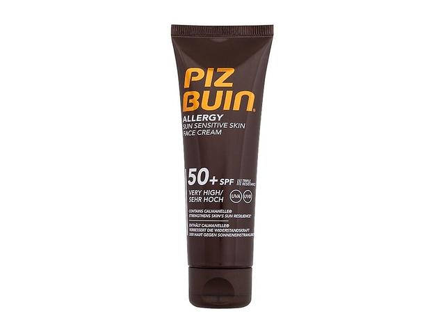 Piz Buin - Allergi solfølsom hud ansiktskrem SPF50+ - unisex, 50 ml on Productcaster.