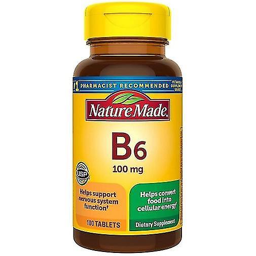 Nature Made Natur Made Vitamin B6 100 mg Tabletter on Productcaster.