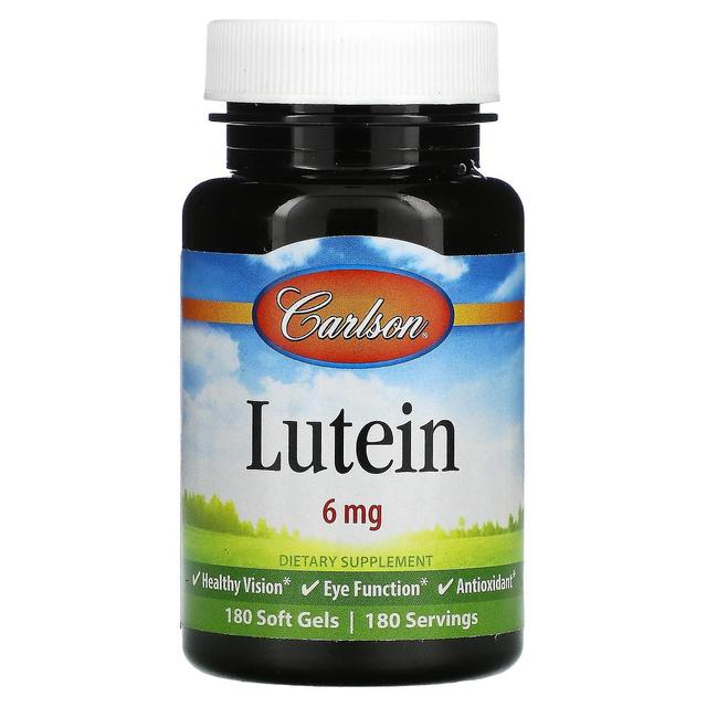 Carlson, luteiini, 6 mg, 180 pehmeää geeliä on Productcaster.