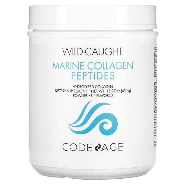 Codeage, Wild-Caught Marine Collagen Peptides, Bez smaku, 15.87 oz (450 g) on Productcaster.