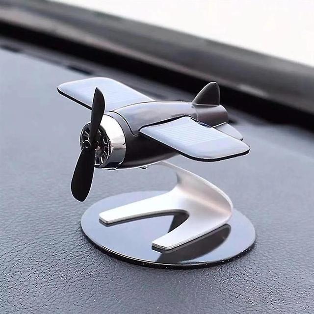 Bil Air Freshener lukt i Styling Solar Airplane Model Center Console black on Productcaster.