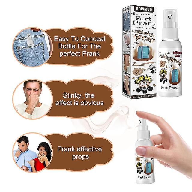 Jessup 3pcs Powerful Fart Spray Super Smells Funny Gifts Pranks For Adults Or Kids Prank Poo on Productcaster.