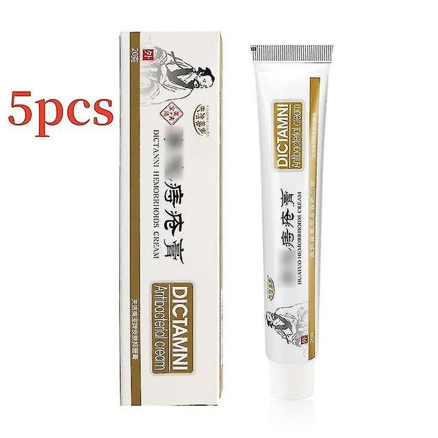 5pcs Effective Herbal Haemorrhoids Cream, Antibacterial-chinese Treatment 20g on Productcaster.