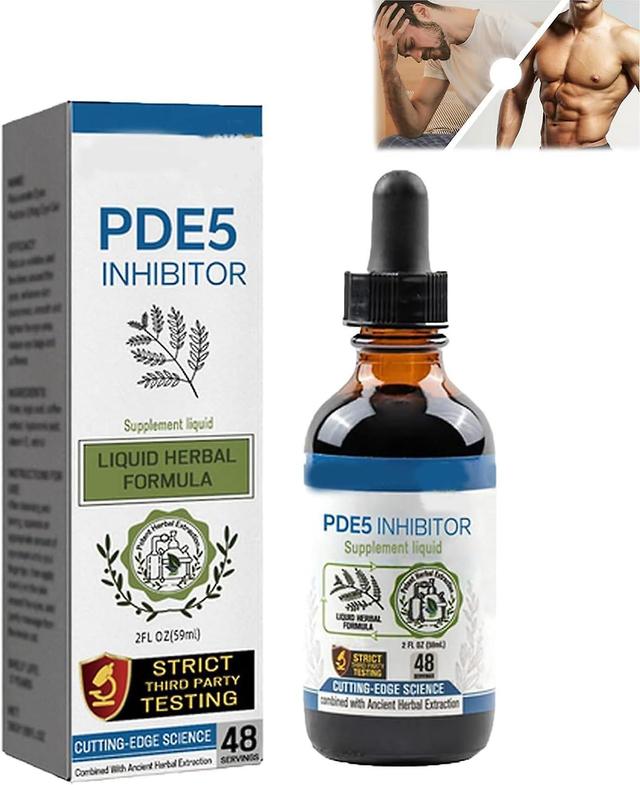 Lisade Pde5 Inhibitor Supplement Drops, Pde5 Drops, Men's Drops, Secret Drops Voor Sterke Mannen, Verbetering van Hardheid Endurance Secret Happy D... on Productcaster.