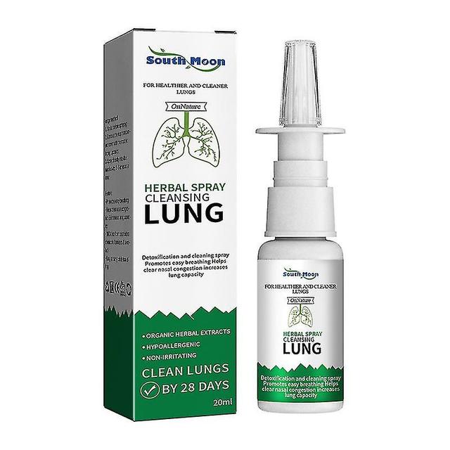 3x 20ml New Organic Herbal Lung Cleanse Repair Nasal Spray For Smokers Clear 3PCS on Productcaster.