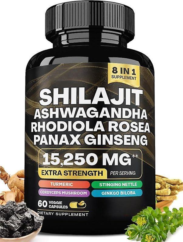 Mamusk Shilajit Pure Himalayan 15,250mg (60 kapselia) Shilajit Pure Himalayan orgaaninen, Shilajit-kapseli Orgaaninen Himalajan runsaasti hivenaine... on Productcaster.