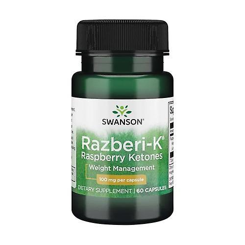 Swanson Bedste vægt - kontrol formler razberi-k hindbær ketoner 100 mg 60 kapsler af 100mg on Productcaster.