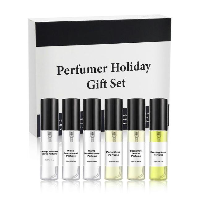 Fruushop Mens Womens fragrances Perfume Spray Set Long-lasting Perfume Fresh And Non-pungent Ladies Date Perfume Spray 6x10ml_c24070745 A on Productcaster.