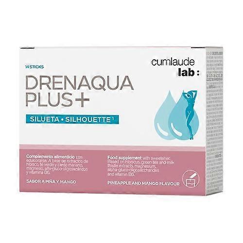 Cumlaude Lab Drenaqua plus (silhouette) 14 sticks of 2.88g (Mango - Pineapple) on Productcaster.