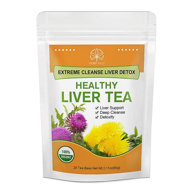 Visgaler Pure Natural Milk Thistle Extract Tea Bag Protects Liver Detox Prevent Fatty Liver Relieves Throat Pain And Bad Breath 20days on Productcaster.