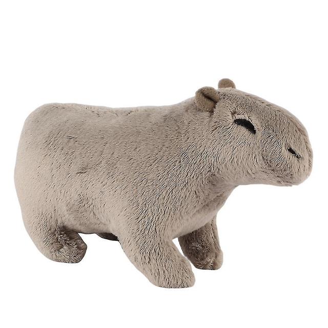 Szmtcv Capybara Nagetiere Plüschtier Super Soft Cartoon Tierkissen pp Baumwolle gefüllt Plüsch Aniamls Puppe Grey 30cm on Productcaster.